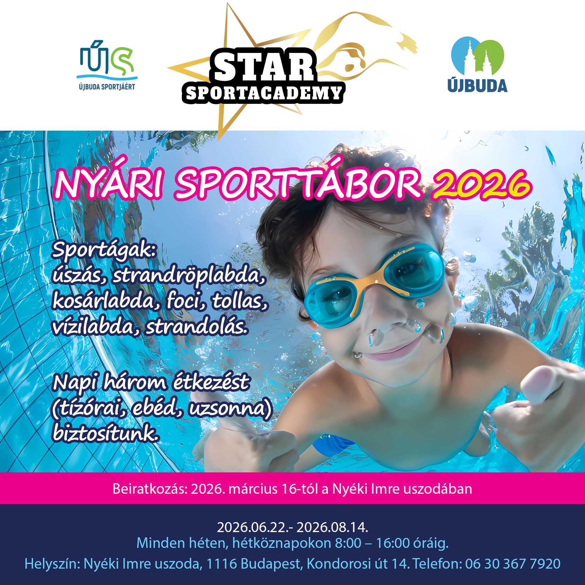 StarSport Akadémia úszás 2025